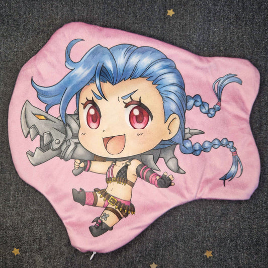 Chibi Jinx - League of Legends | Pillow