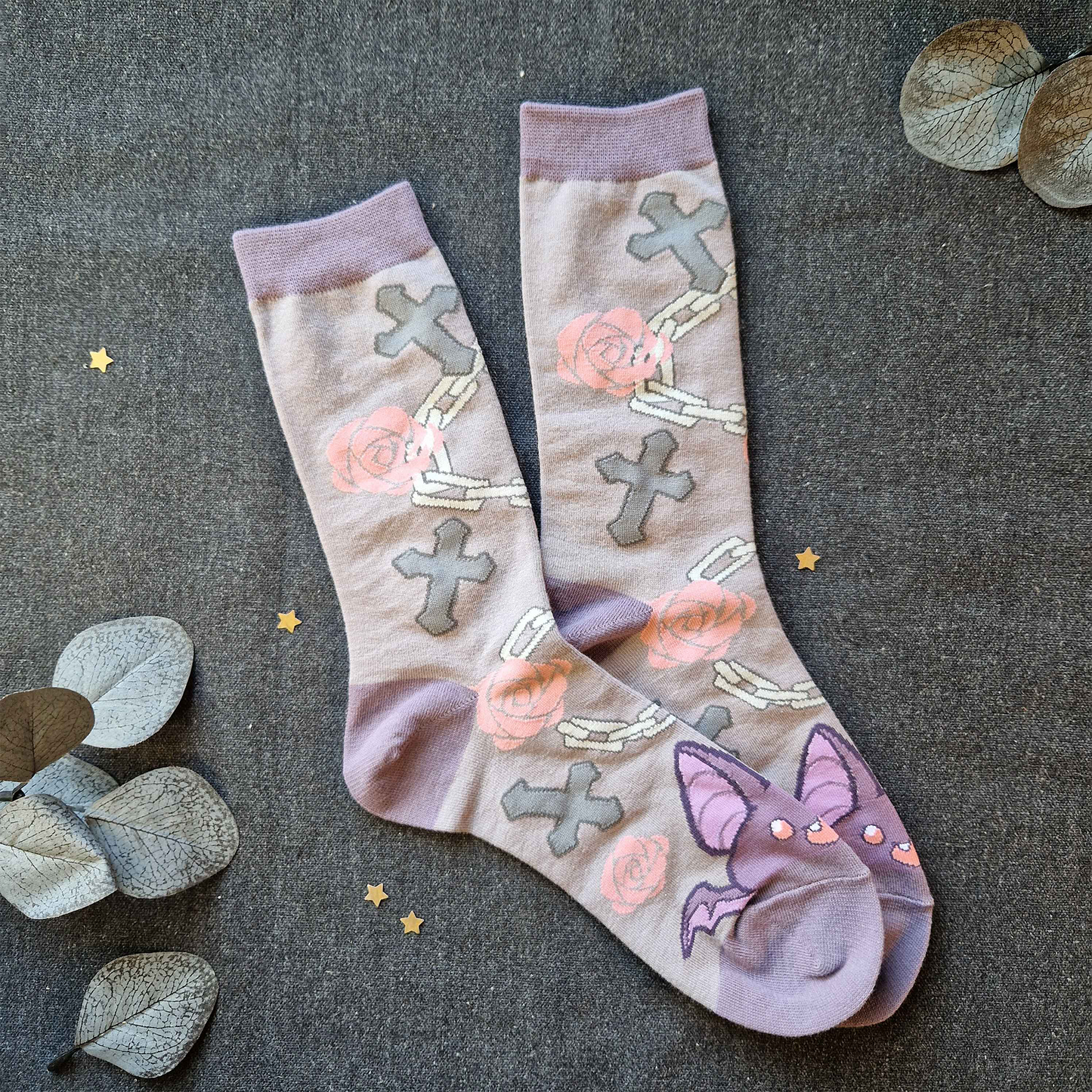 Fledermaus Socken