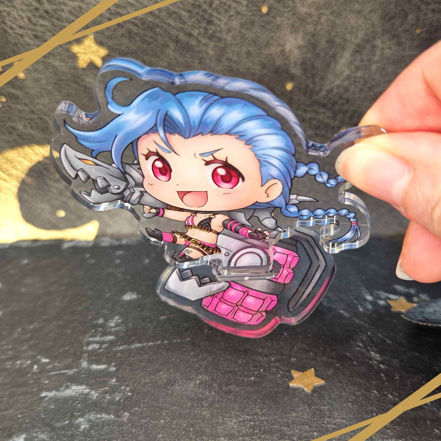 Chibi Jinx - League of Legends | Acrilyc Standee