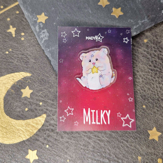 Milkyway Cloud Milky Pin | Acrylic Pin