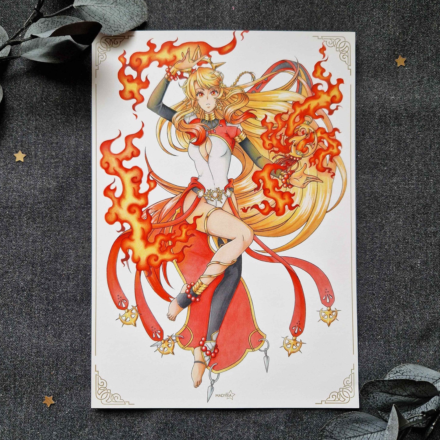 Goddess of the Sun Solaria - OC Design | Print