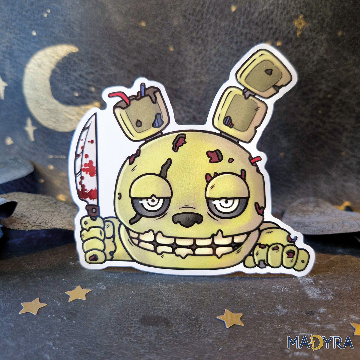 Springtrap Peeker Vinyl Sticker