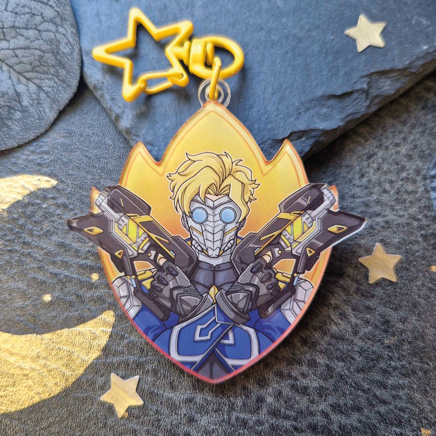 Star Lord Büste - Marvel Rivals | Acrylcharm (Fullbleed)