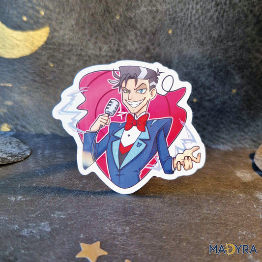 Human Vox (Vincent) - Hazbin Hotel | Sticker