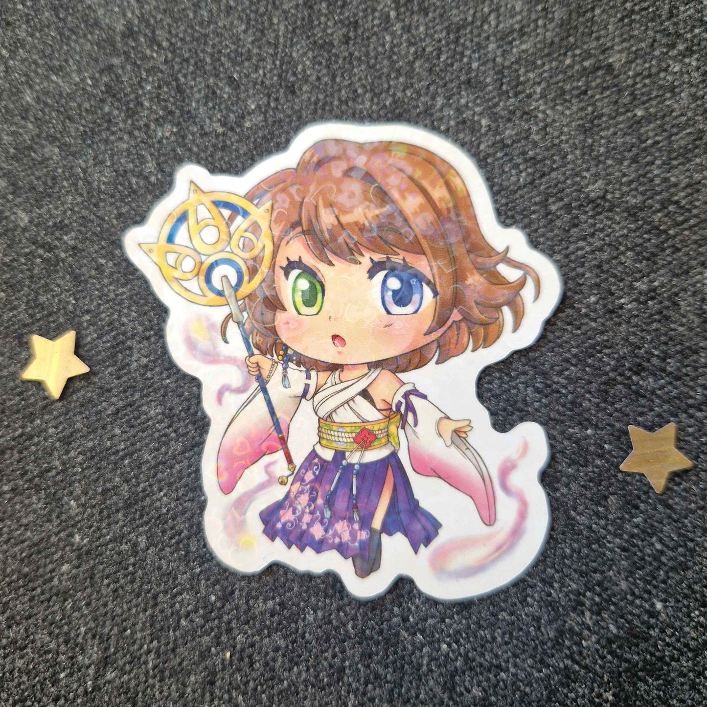 Chibi Yuna - Final Fantasy X | Herzfolien Sticker